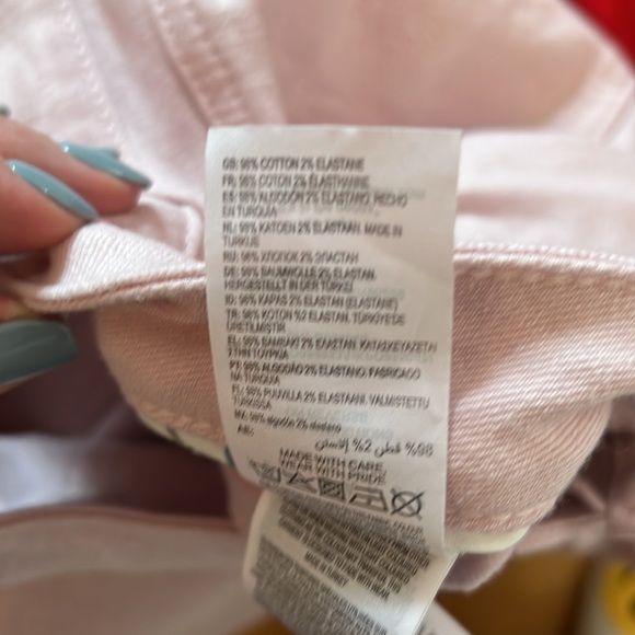 Ted Baker Massiee crop Embroidered Jeans, Baby Pink - Picture 11 of 12